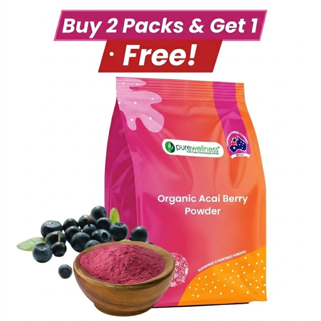 Organic Acai Berry Powder (buy 2 Packs & Get 1 free)