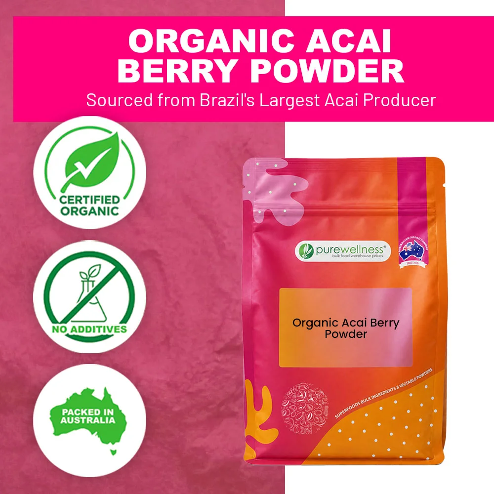 Organic Acai Berry Powder (buy 2 Packs & Get 1 free) - Image 2