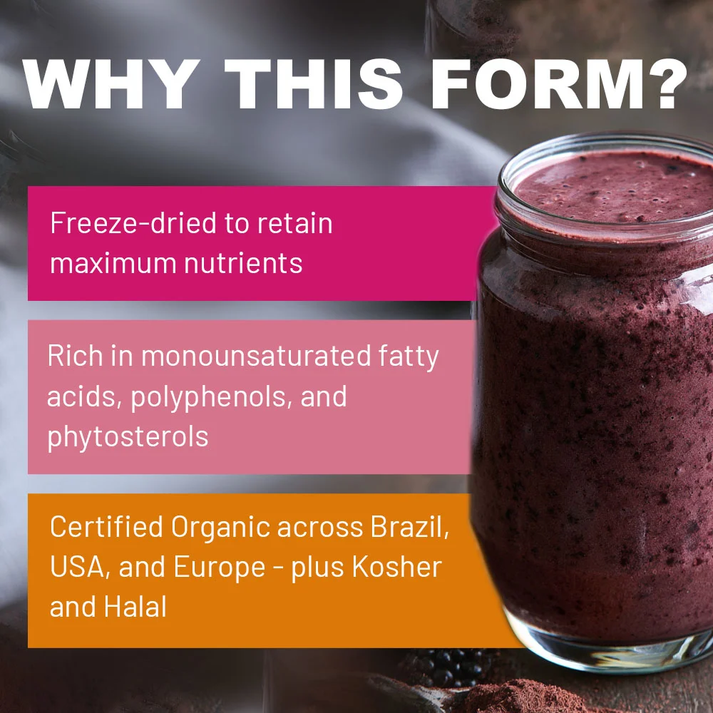 Organic Acai Berry Powder (buy 2 Packs & Get 1 free) - Image 4