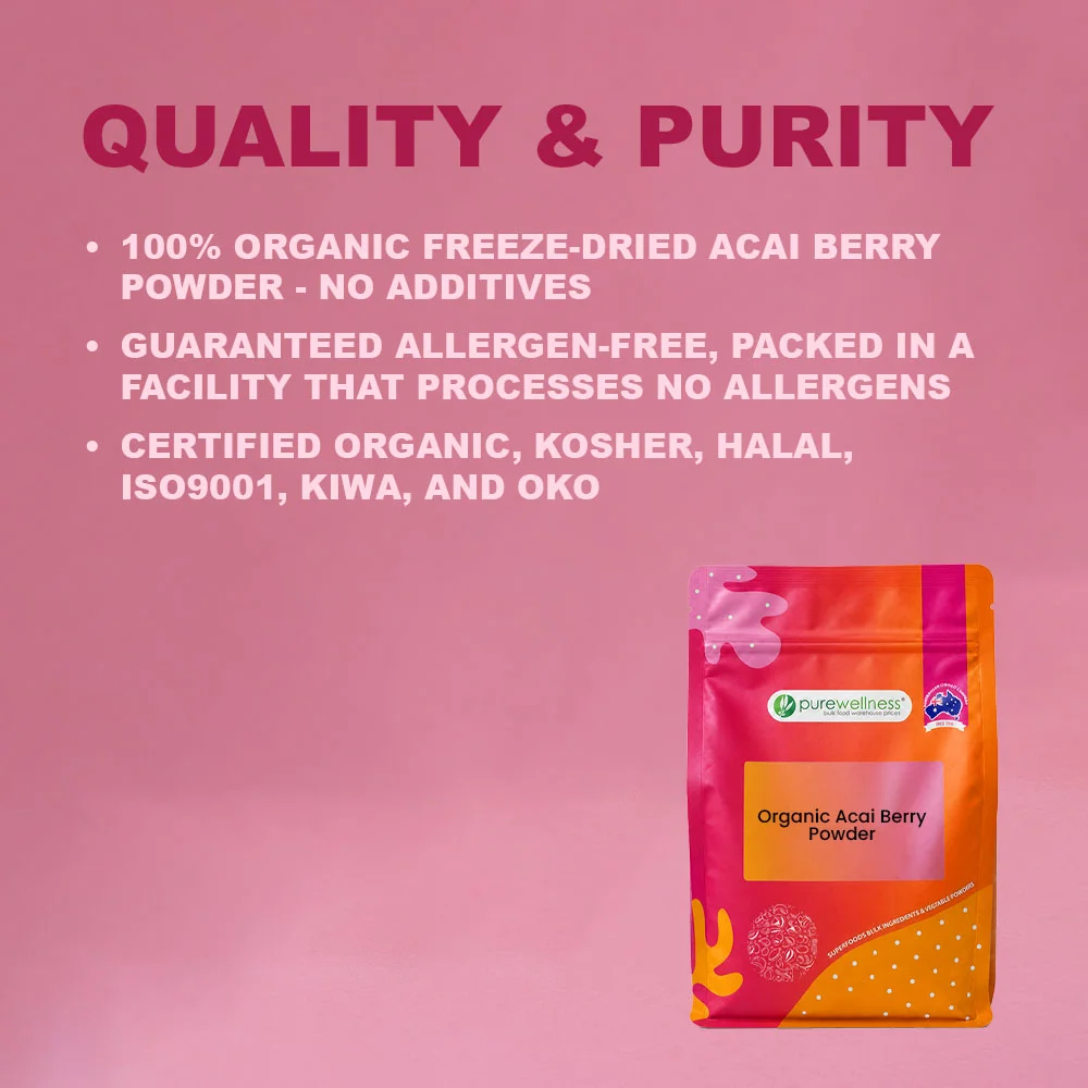 Organic Acai Berry Powder (buy 2 Packs & Get 1 free) - Image 7