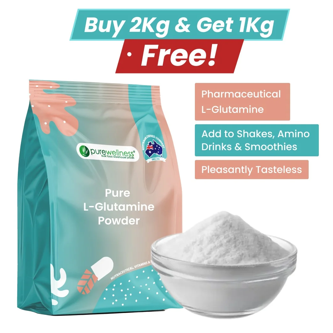 Pure L-Glutamine Powder (buy 2 Packs(1kg) & Get 1 free)