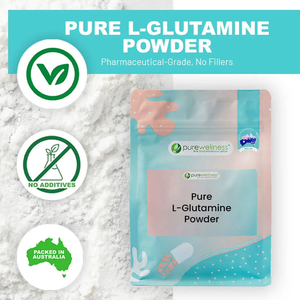 Pure L-Glutamine Powder (buy 2 Packs(1kg) & Get 1 free) - Image 2