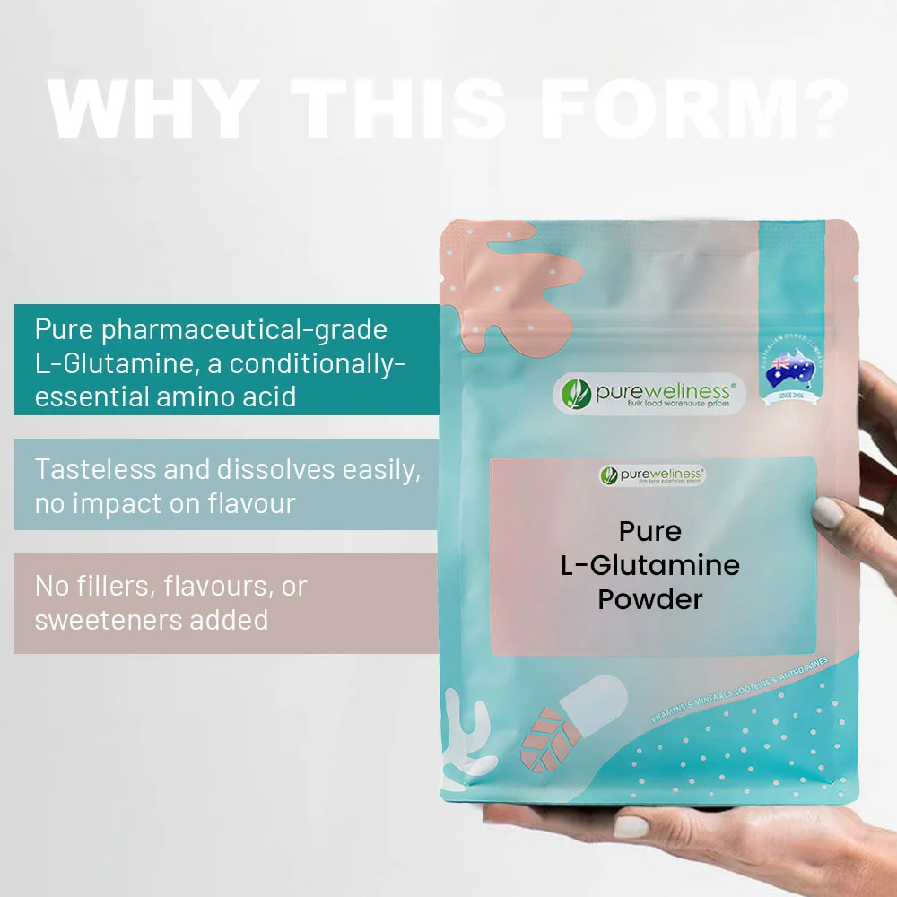 Pure L-Glutamine Powder (buy 2 Packs(1kg) & Get 1 free) - Image 4