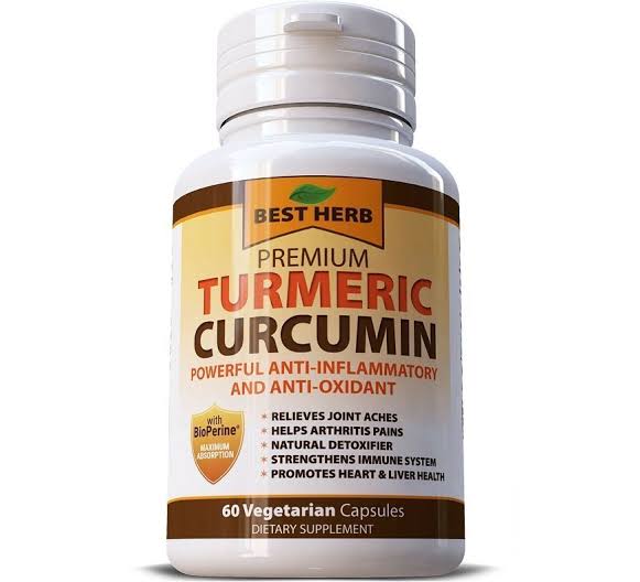Turmeric Black Pepper Extract Capsules Curcumin Pure Tumeric Curcuma Longa