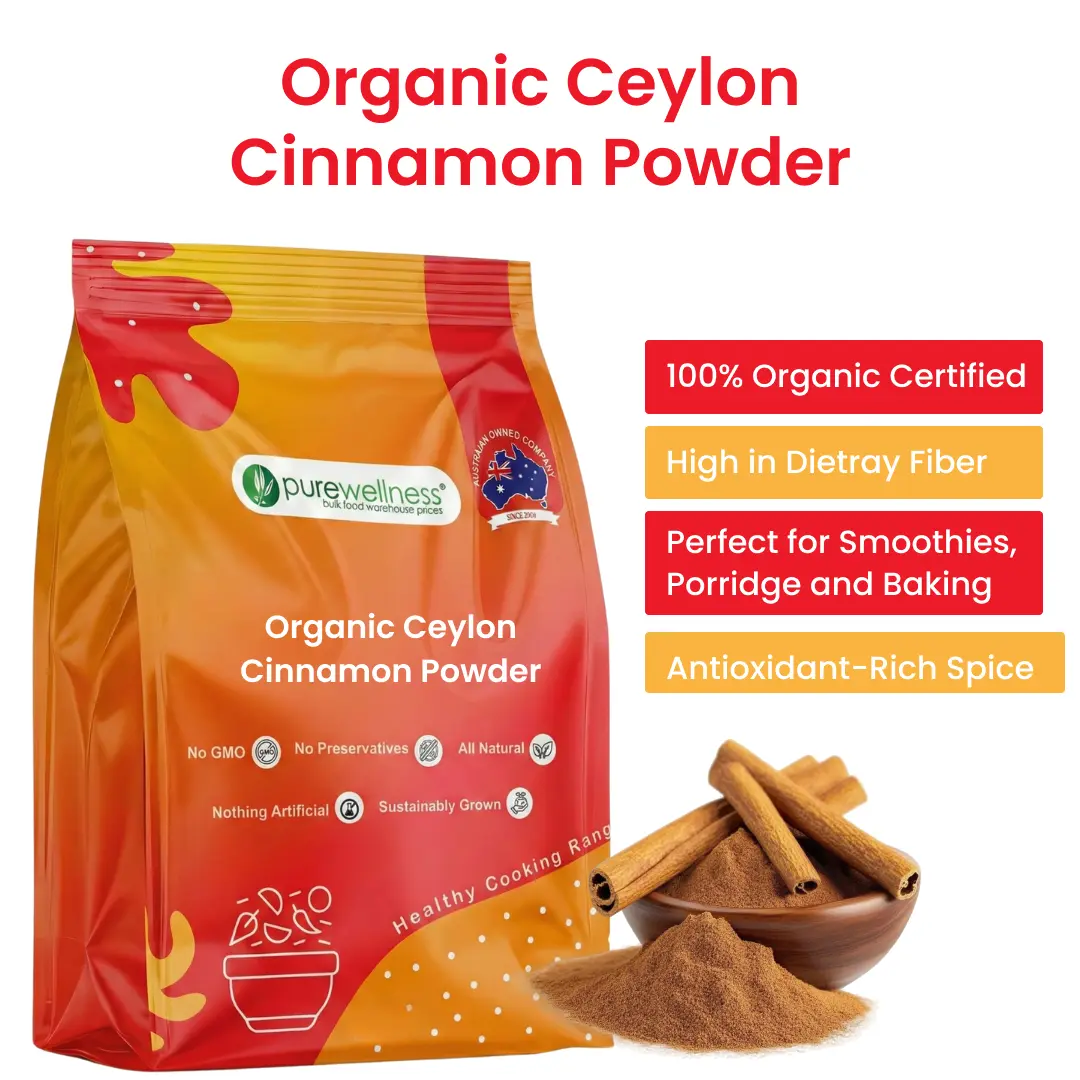 Organic Ceylon Cinnamon Powder (New Season) 1kg