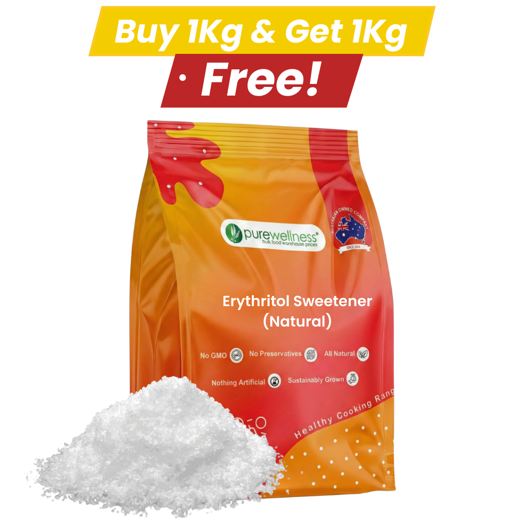 Erythritol Sweetener (Natural)-(buy 1 Pack (1kg) & Get 1 free)