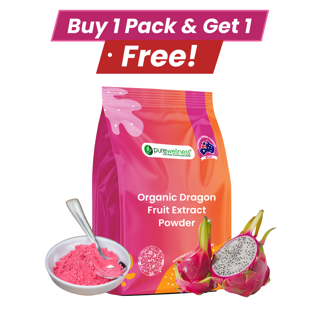 Organic Dragon Fruit Extract Powder (Buy 1 Pack (1kg) & Get 1 free)