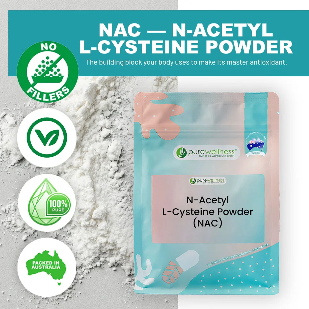 N-Acetyl L-Cysteine Powder (NAC) (buy 1 Pack 500g & Get 1 free) - Image 2