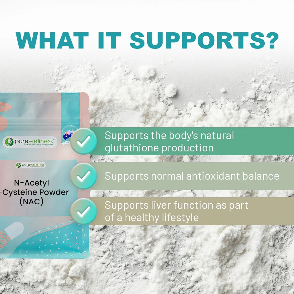 N-Acetyl L-Cysteine Powder (NAC) (buy 1 Pack 500g & Get 1 free) - Image 3