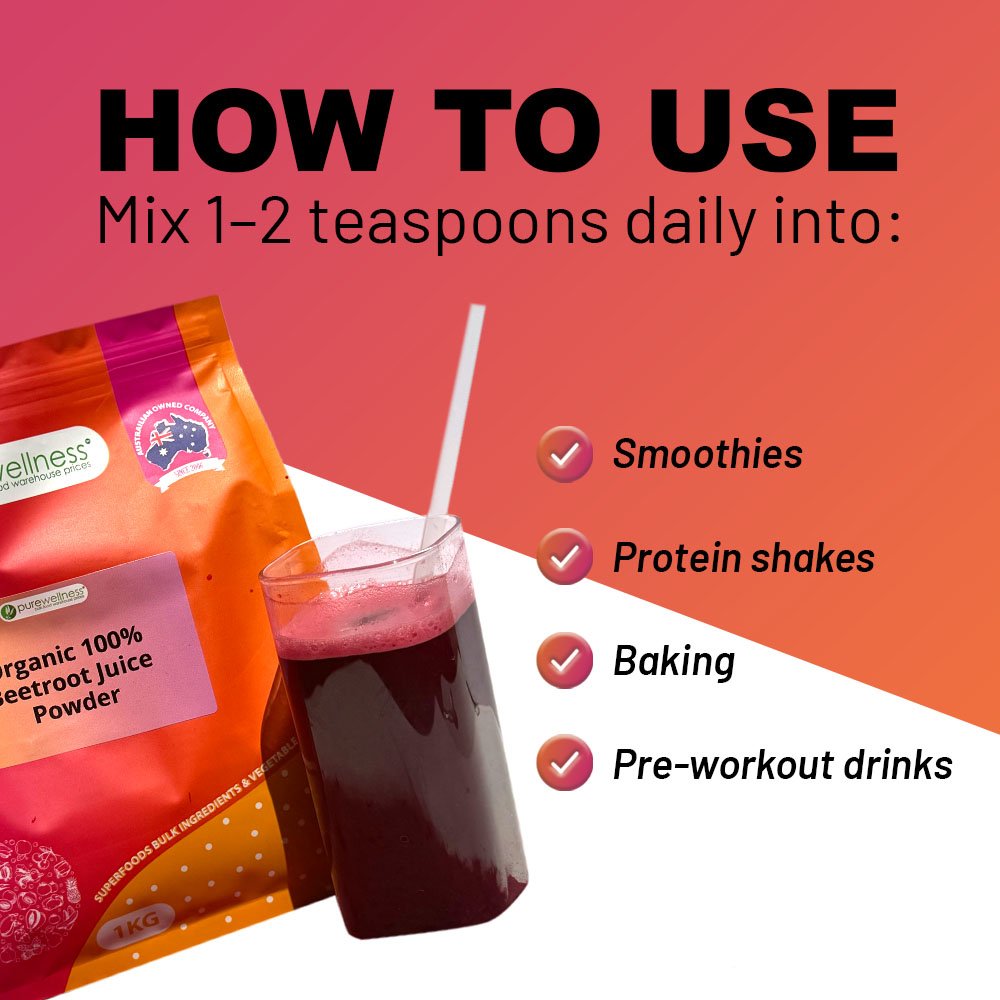 Organic 100% Beetroot Juice Powder (buy 2 Packs(1kg) & Get 1 free) - Image 6