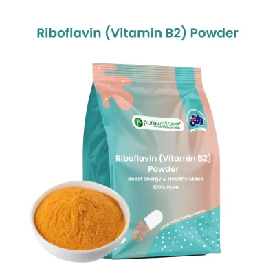 Riboflavin (Vitamin B2) Powder Boost Energy & Healthy Mood 100% Pure