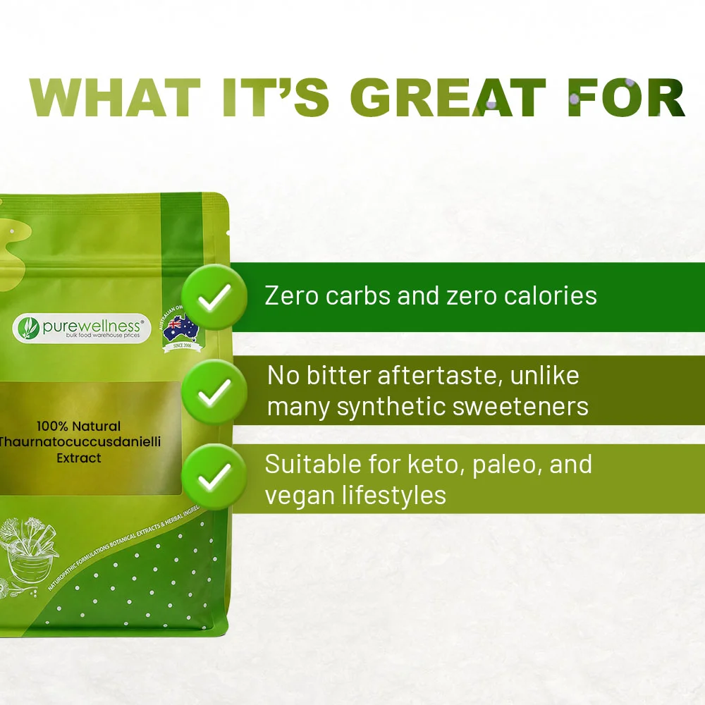 100% Natural Thaurnatocuccusdanielli Extract Pure Thaumatin Sweetener - Image 3
