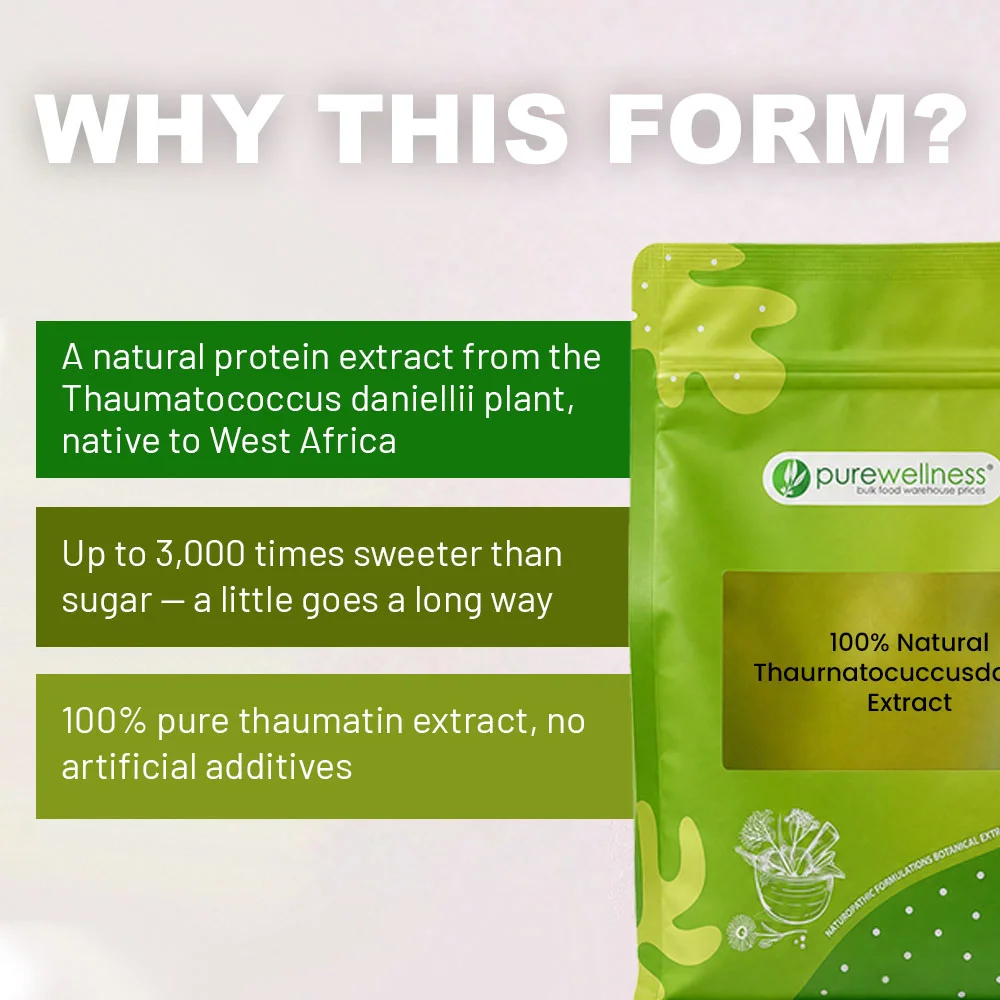 100% Natural Thaurnatocuccusdanielli Extract Pure Thaumatin Sweetener - Image 4