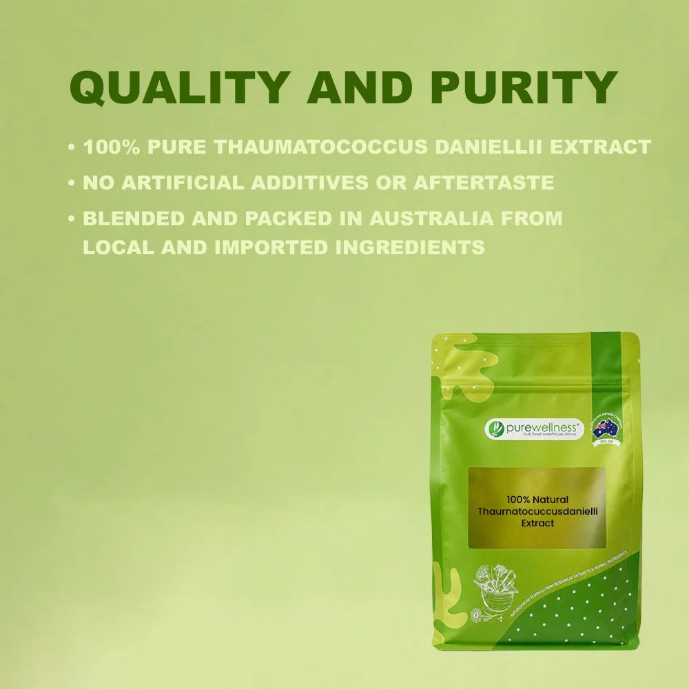 100% Natural Thaurnatocuccusdanielli Extract Pure Thaumatin Sweetener - Image 7