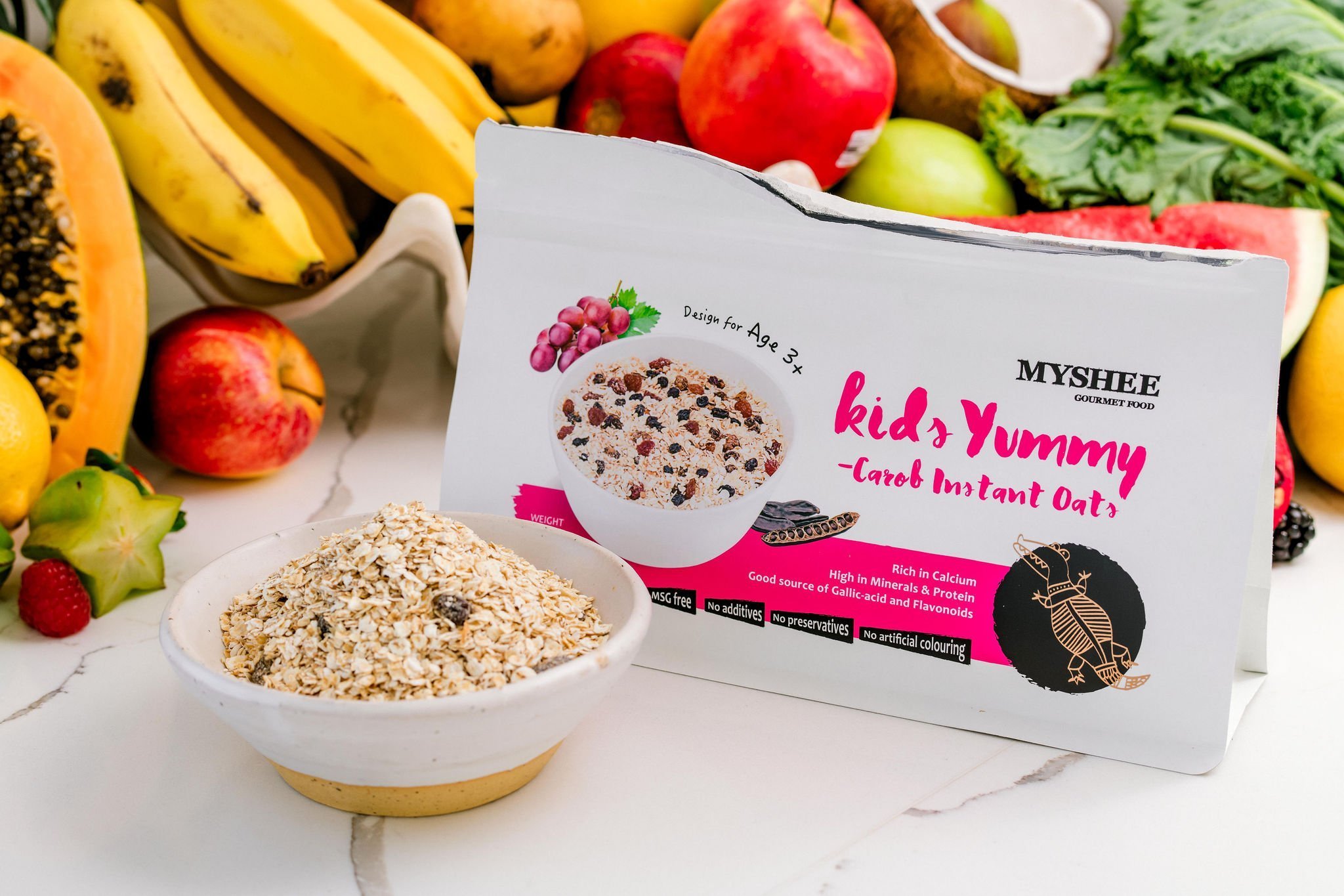 Kids Yummy Carob Instant Oats - Image 2