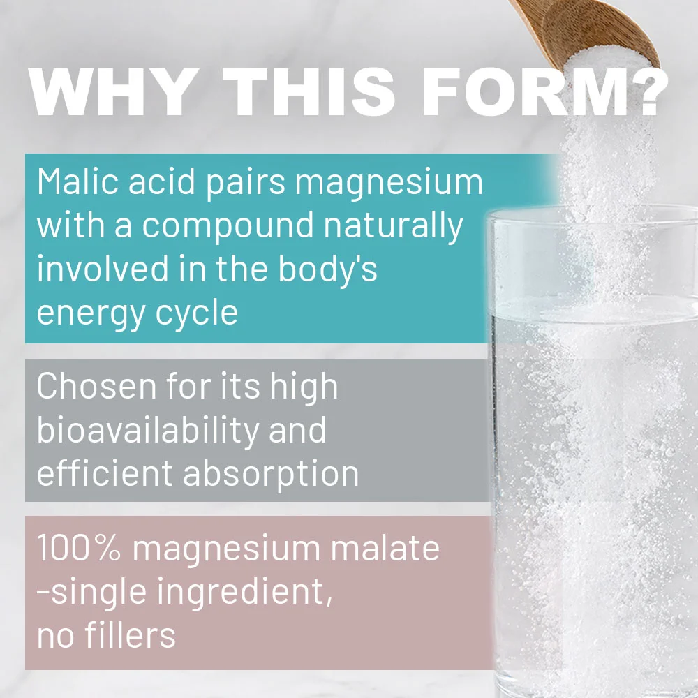 Magnesium Malate Powder (buy 2 Packs(1kg) & Get 1 free) - Image 4