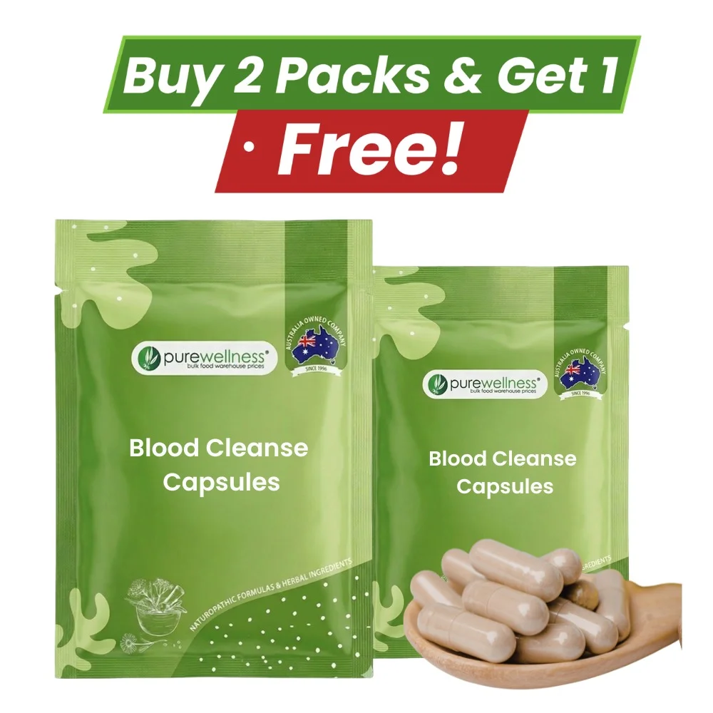 Blood Cleanse Capsules (buy 2 Packs & Get 1 free)