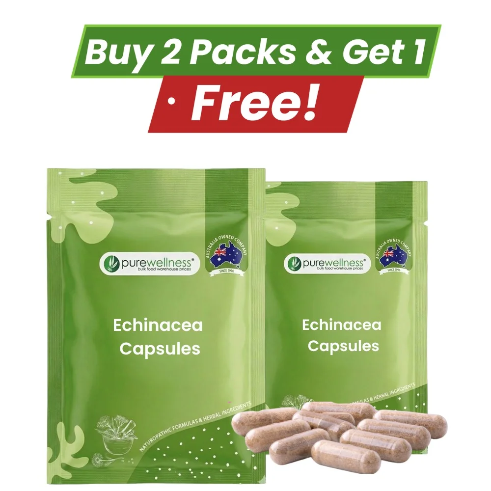 Echinacea Capsules (buy 2 Packs & Get 1 free)