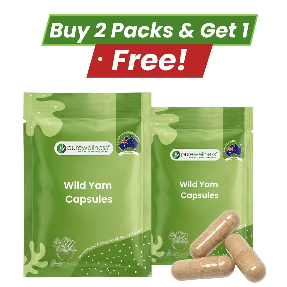 Wild Yam Capsules (buy 2 Packs & Get 1 free)